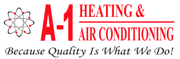 The logo for a1 heating and air conditioning because quality is what we do