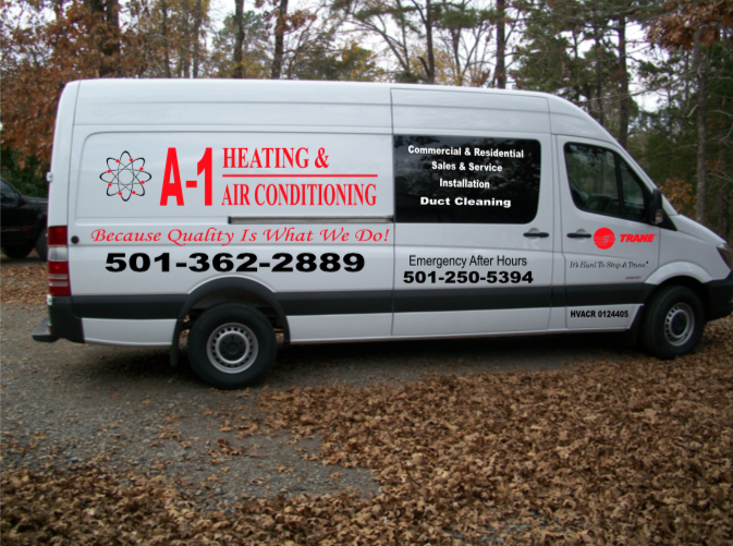 a-1 heating & air conditioning services area map