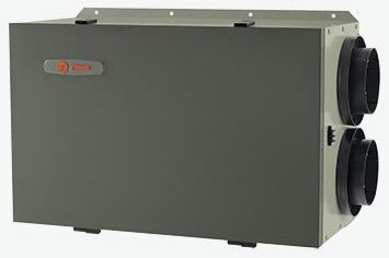 A gray box with two exhaust pipes on a white background.