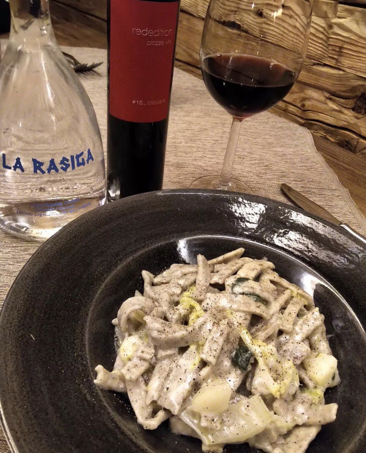 Pizzoccheri, home-made pasta from Valtellina