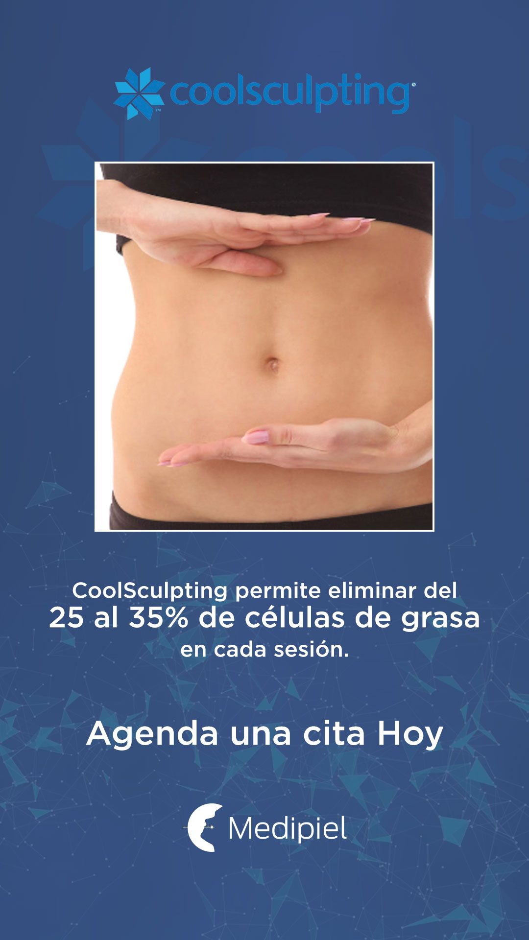 Promocional de tratamiento corporal Medipiel