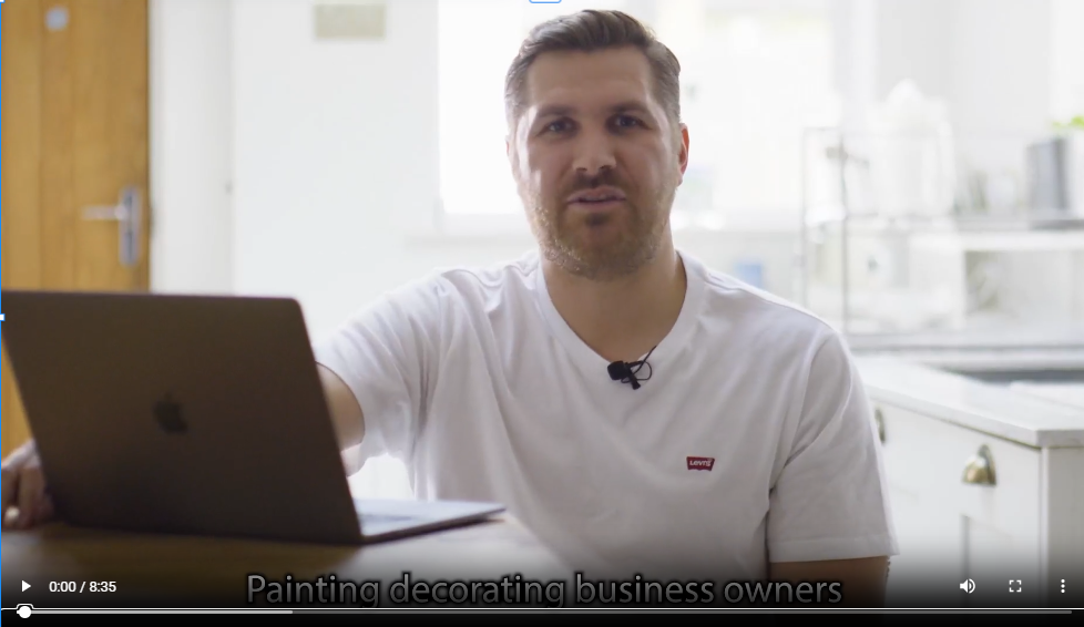 picture of founder with laptop