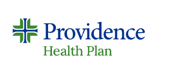 Providence Health Plan logo in blue and green with a cross icon