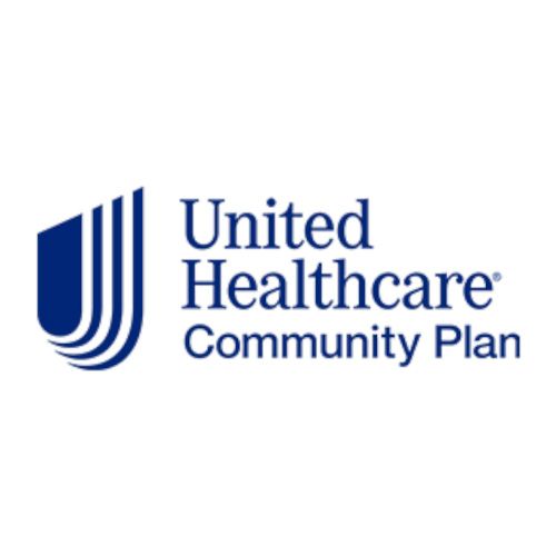 UnitedHealthcare Community Plan logo in blue and white
