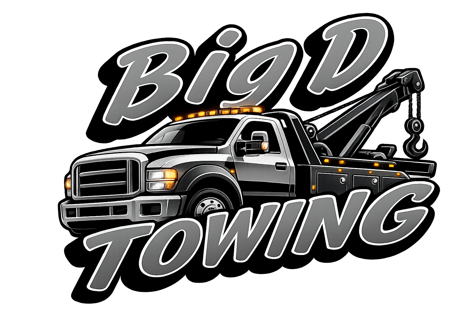 Big D Towing Logo Big D Towing Logo
