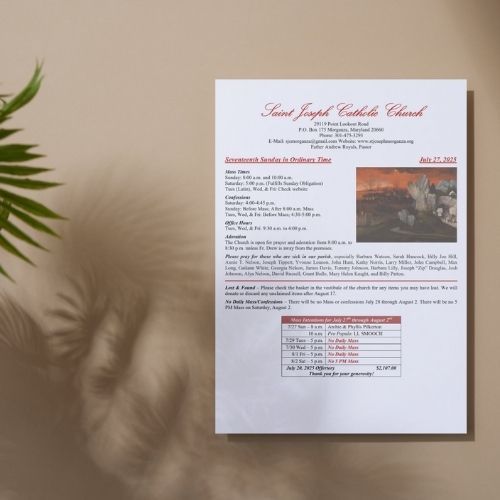 St. Joseph's Bulletin