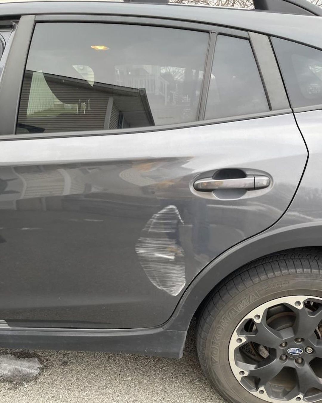 Dents On Car Door — Yorktown Heights, NY — Spazz Automotive Inc