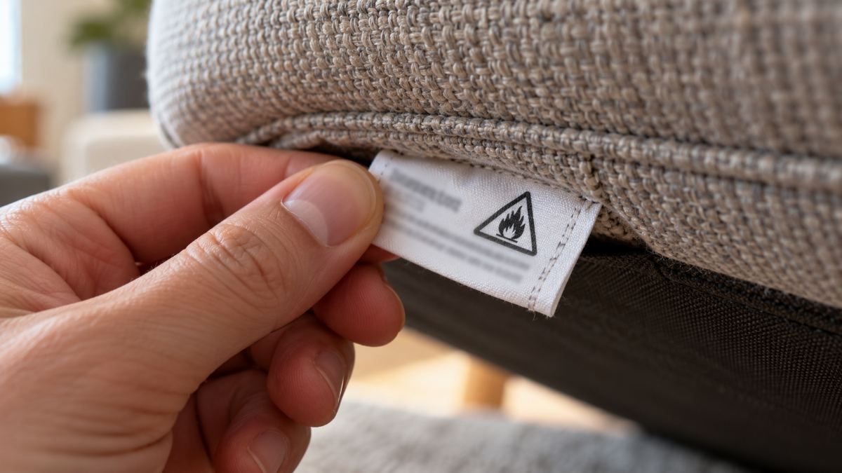 Why charities refuse sofas without fire labels