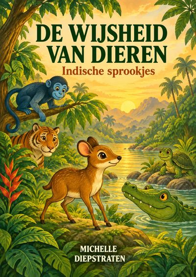 Omslag van De Wijsheid van Dieren – Indische Sprookjes voor Kinderen