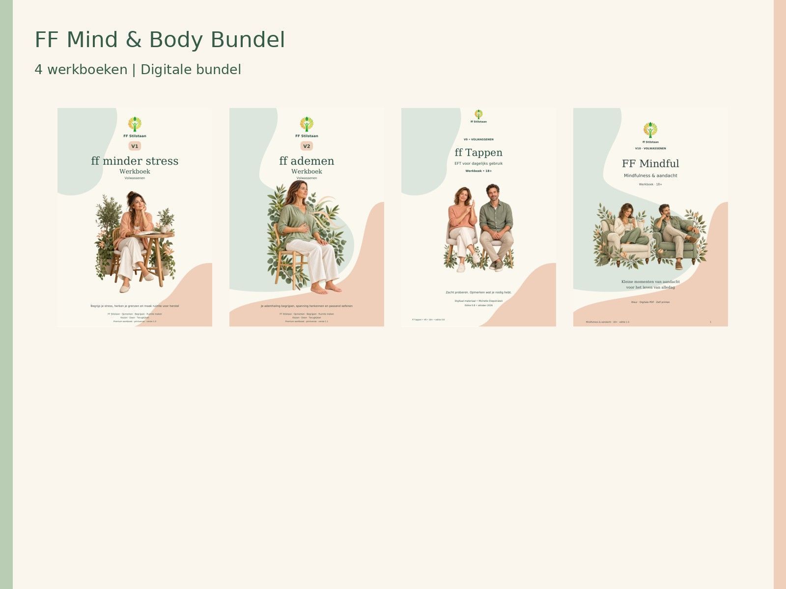 FF Mind & Body Bundel · 4 werkboeken voor volwassenen
