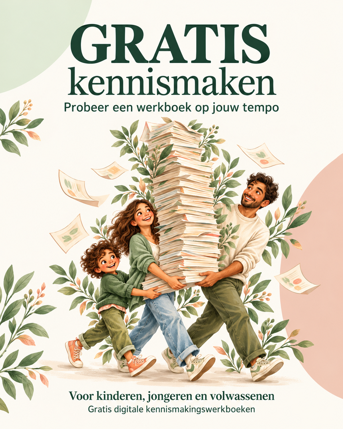 Gratis kennismaken: werkboeken voor kinderen, jongeren en volwassenen