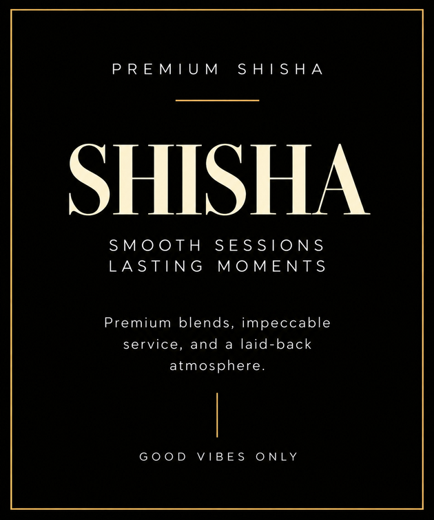 Shisha lounge setting