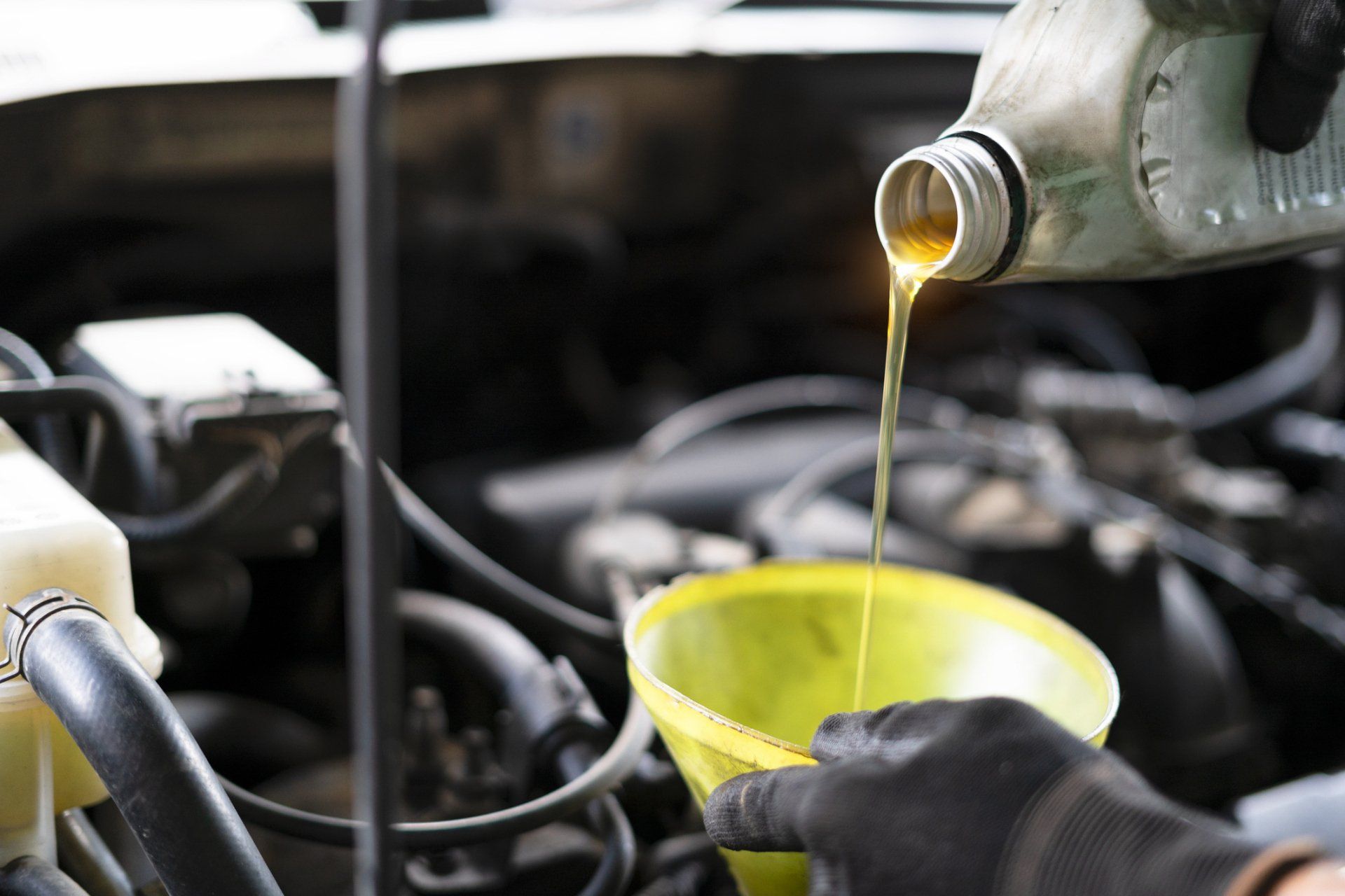 Mechanic Checking Car Engine — Harrisonville, MO — Gilkeson Repair Service