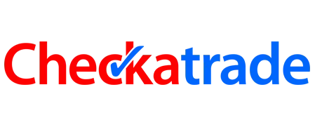 The checkatrade logo is red and blue on a white background.