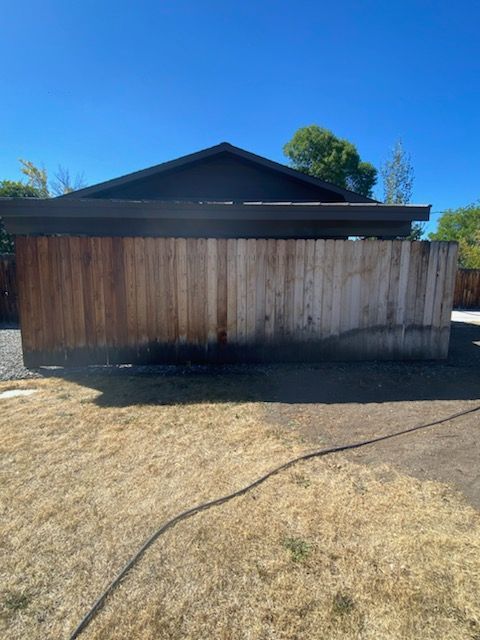 fence repair, fence restoration, fence cleaning, fence staining, fence painting