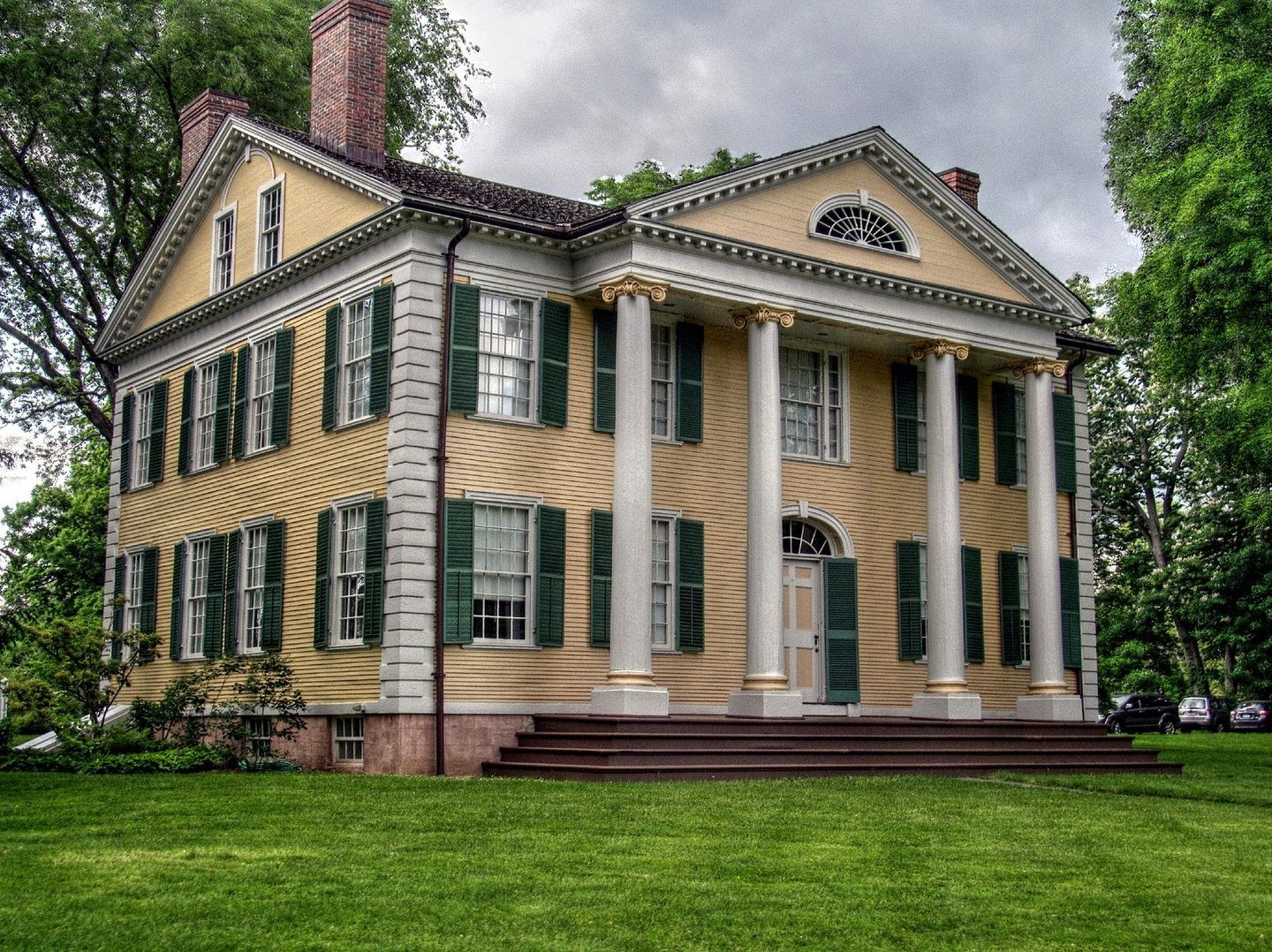 Historical building in Old Lyme, Connecticut