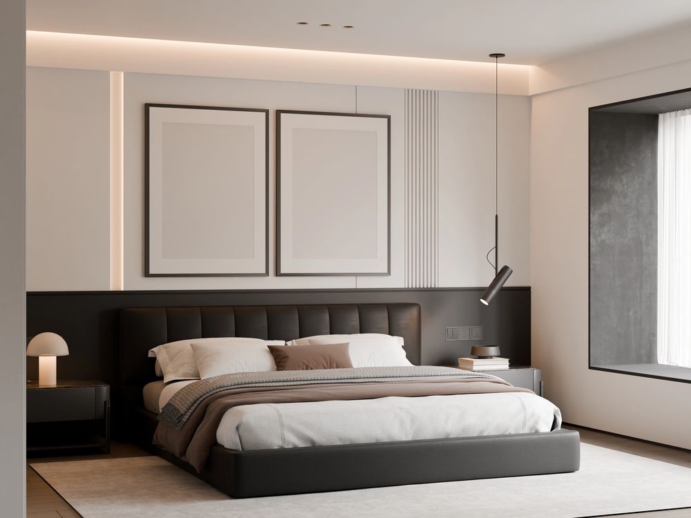 Letto colore rosa