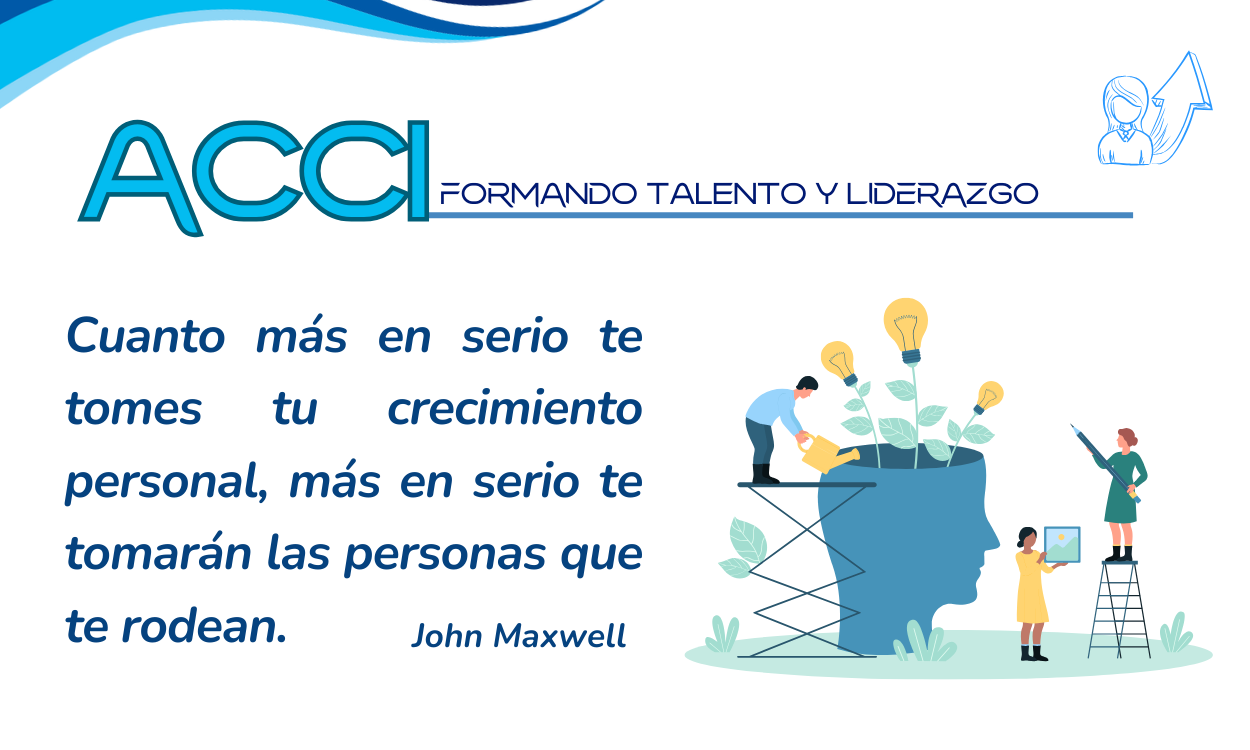 Logotipo de ACCI con cita: