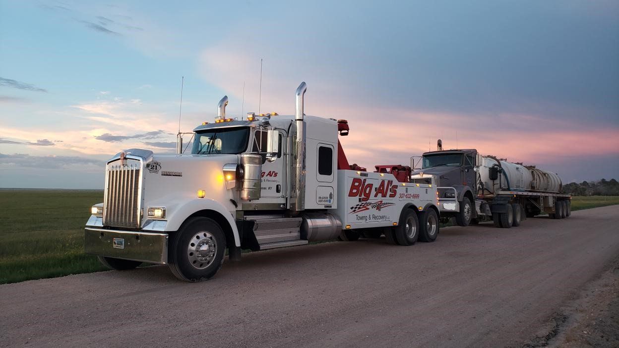 Truck Towing Heavy Load — Cheyenne, WY — Big Al’s Towing & Recovery