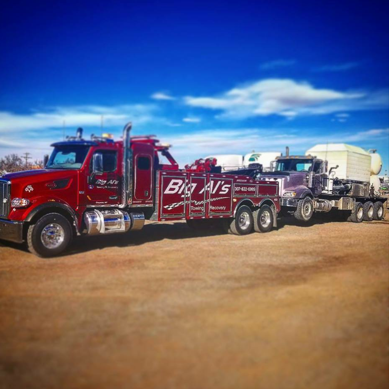 Toppled Truck — Cheyenne, WY — Big Al’s Towing & Recovery