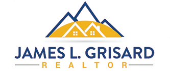 A logo for james l. grisard realtor