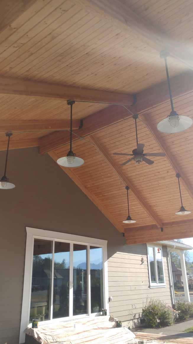 Hanging Lights — Seattle, WA — Cordeck Painting Services LLC