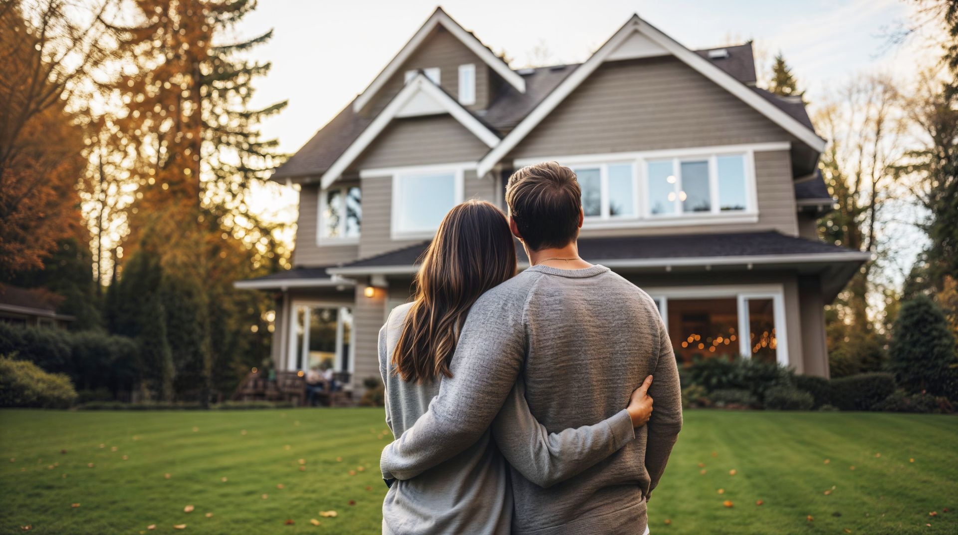 ciouple looking at their new home