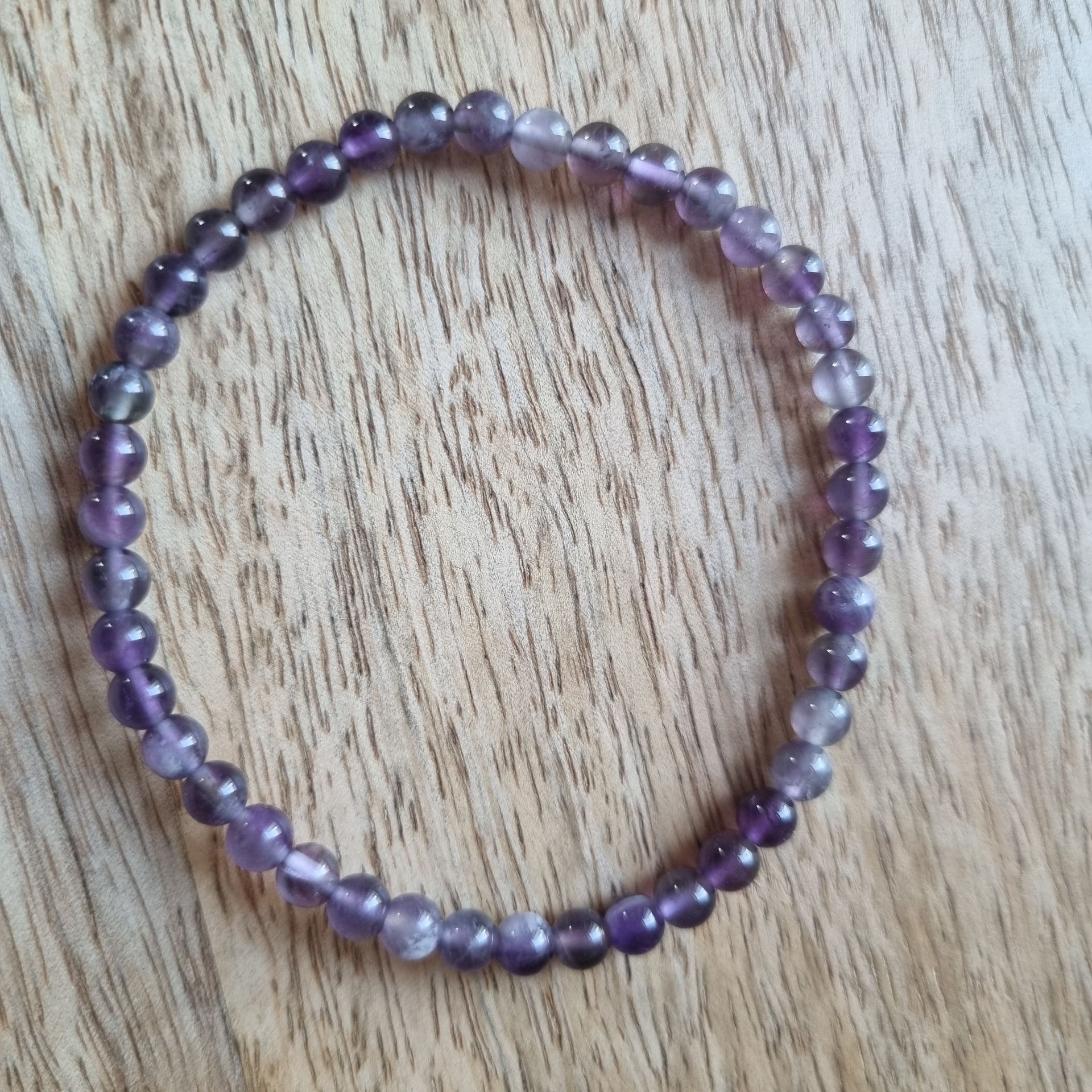 amethist kralenarmband 4mm
