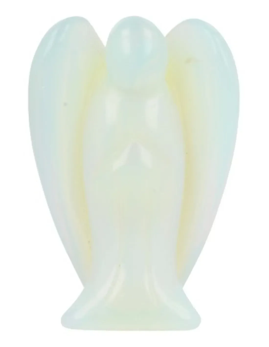 Opaliet staande engel 70 mm (synth)
