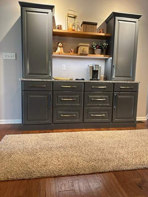 Built In Dry Bar with Keurig Station