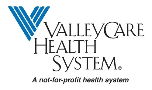 Valley Care Health System Logo - Alamo, CA - Alamo MD Med Spa Logo for ValleyCare Health System, with blue “V” design and text: ValleyCare Health System.