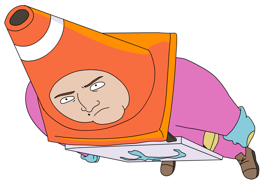 MaxFoo cartoon character in an orange hooded top, shown in the footer 
