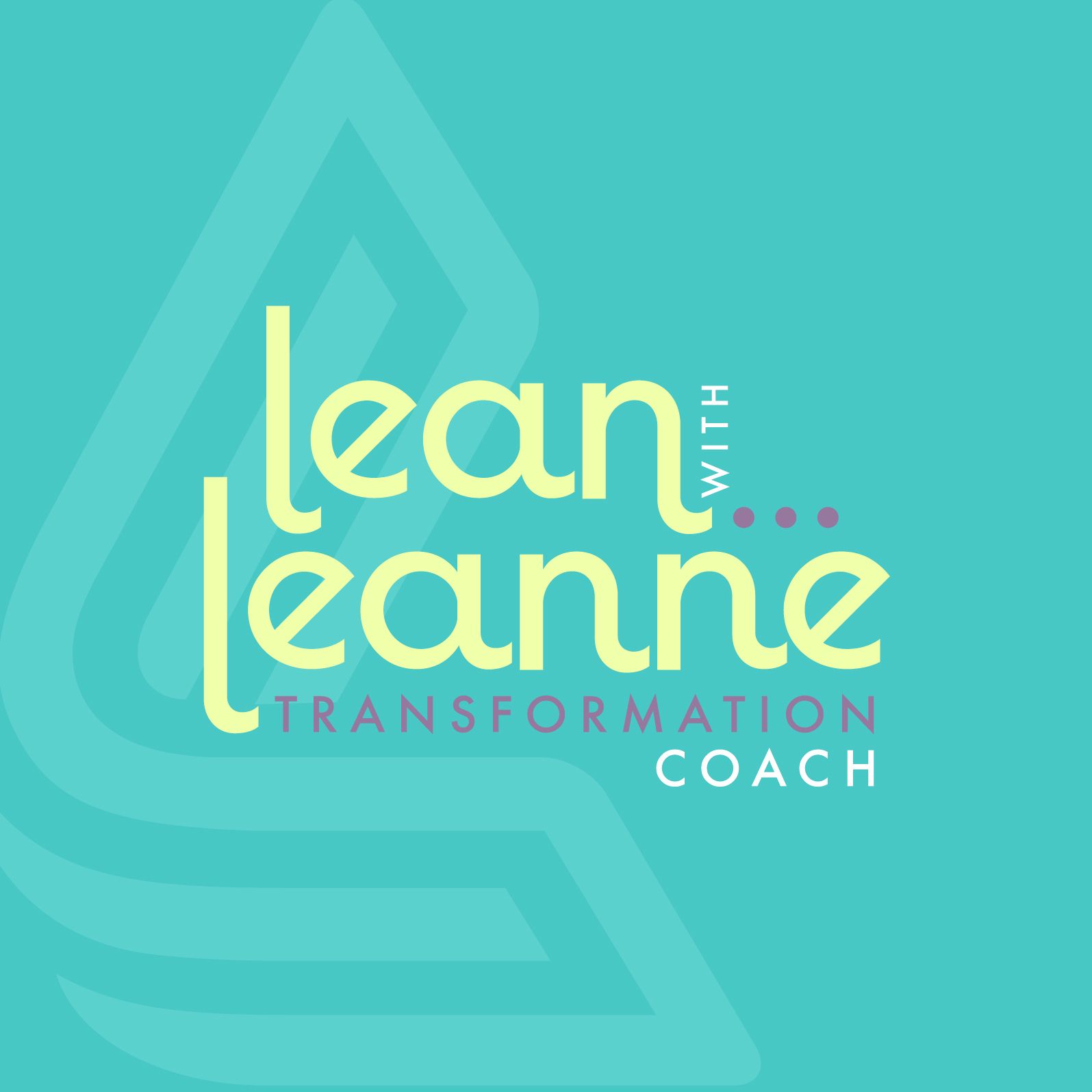 A logo for lean with leanne transformation coach