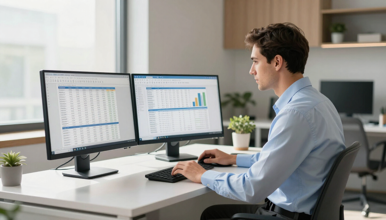 Accountant connecting project costs to R&D tax credit records