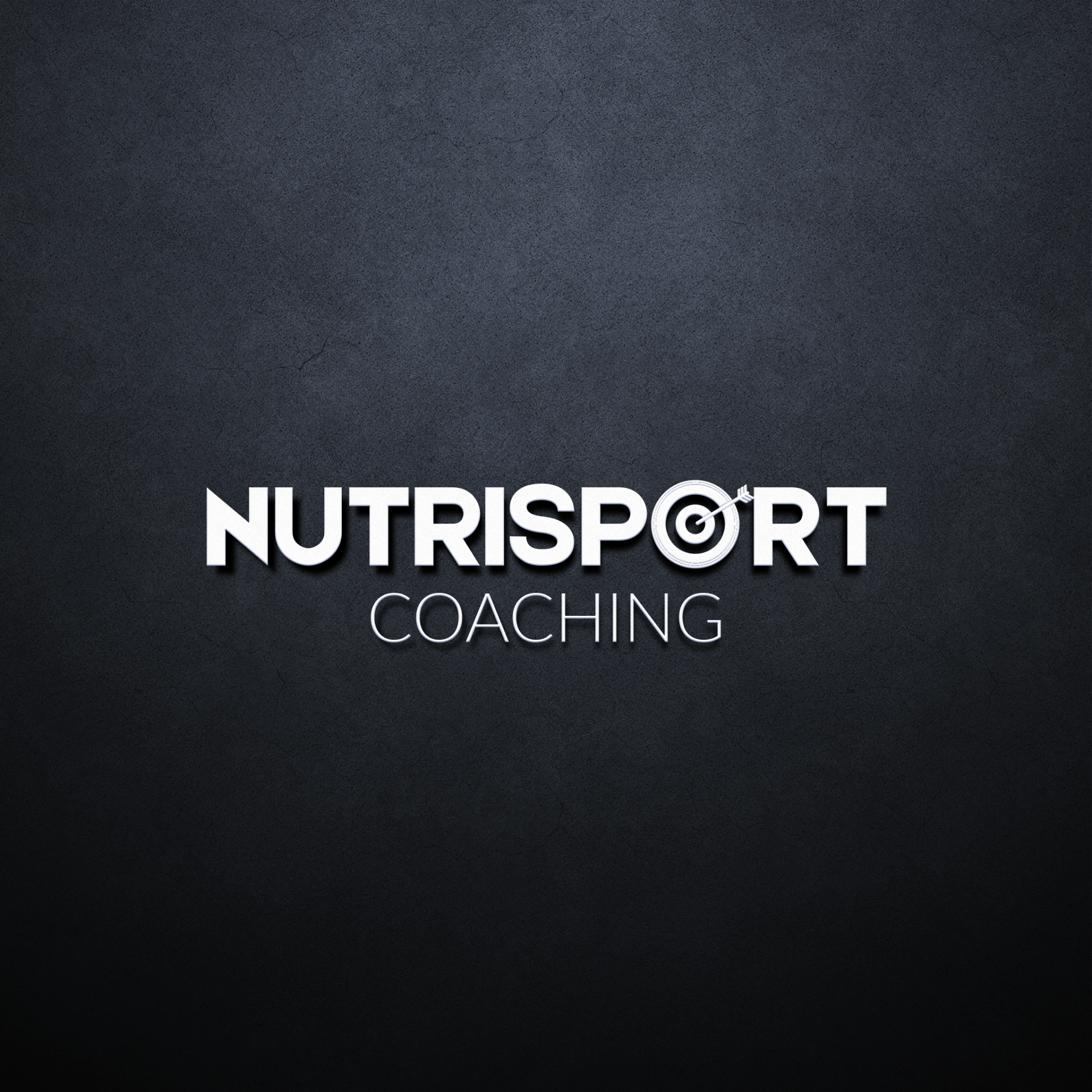 Le logo du coaching nutrisport est sur fond noir