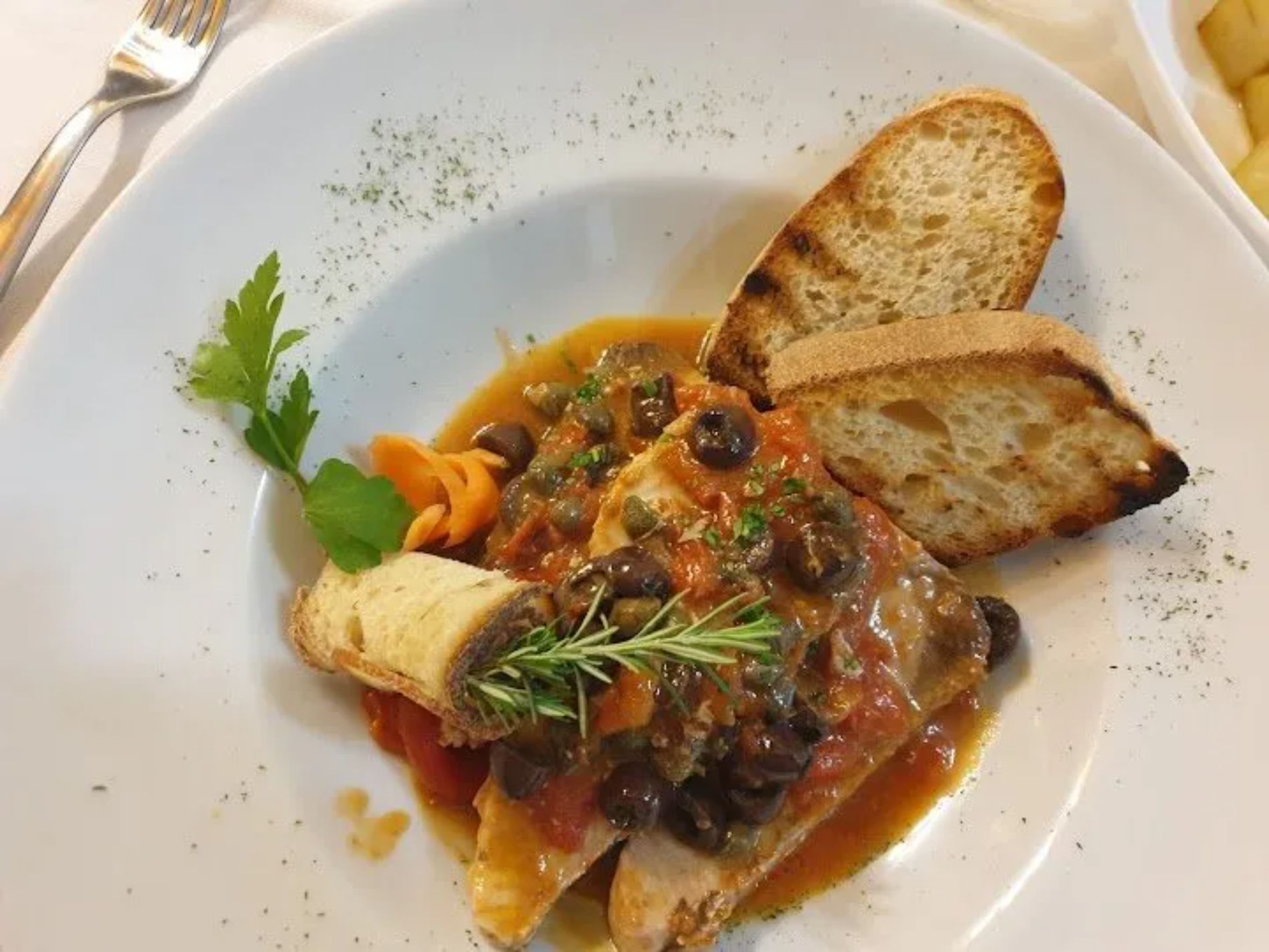 Zuppa con crostoni