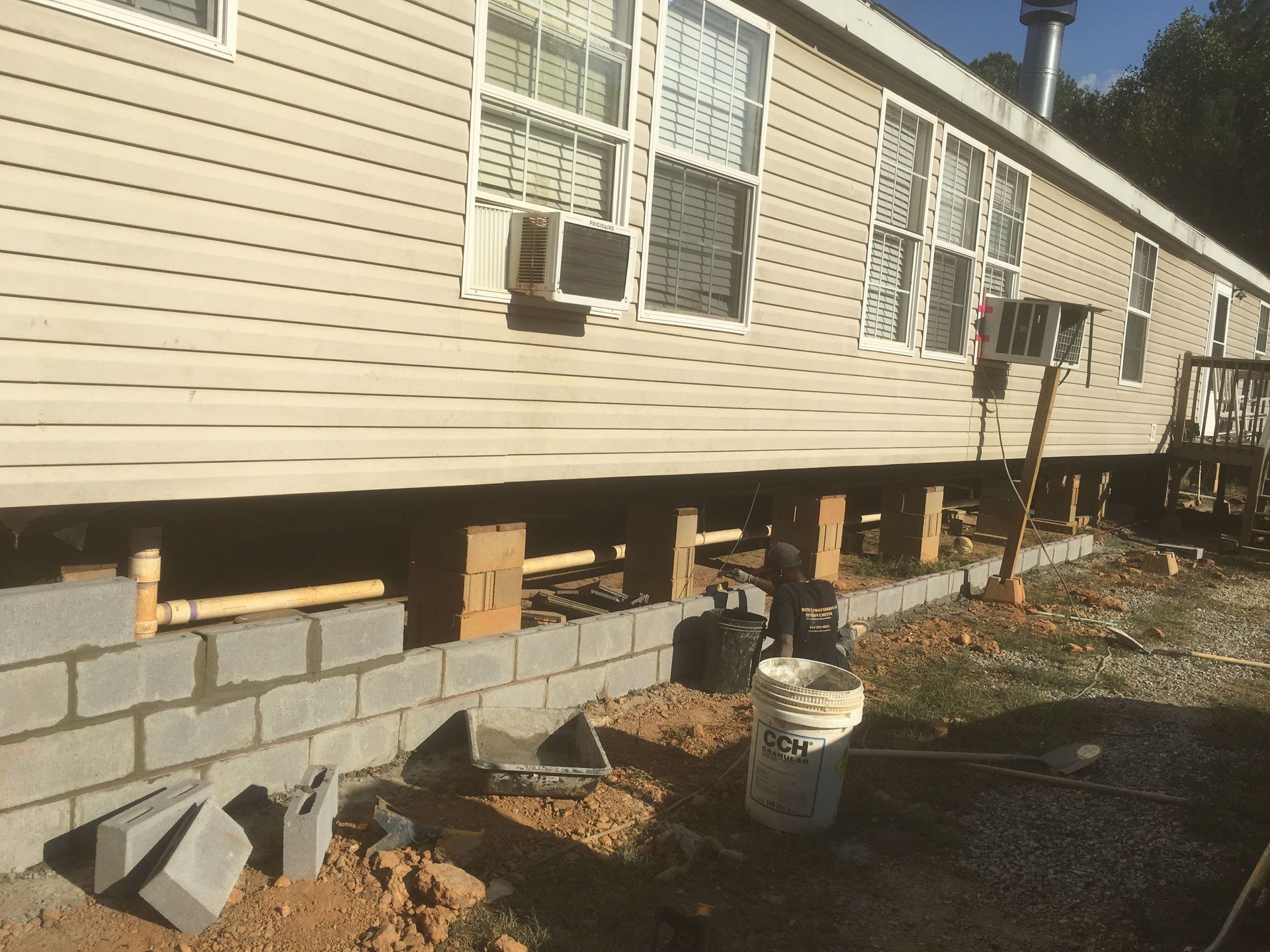 Installing Brick Pathway