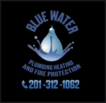 Blue Water Plumbing Heating and Fire Protection logo 