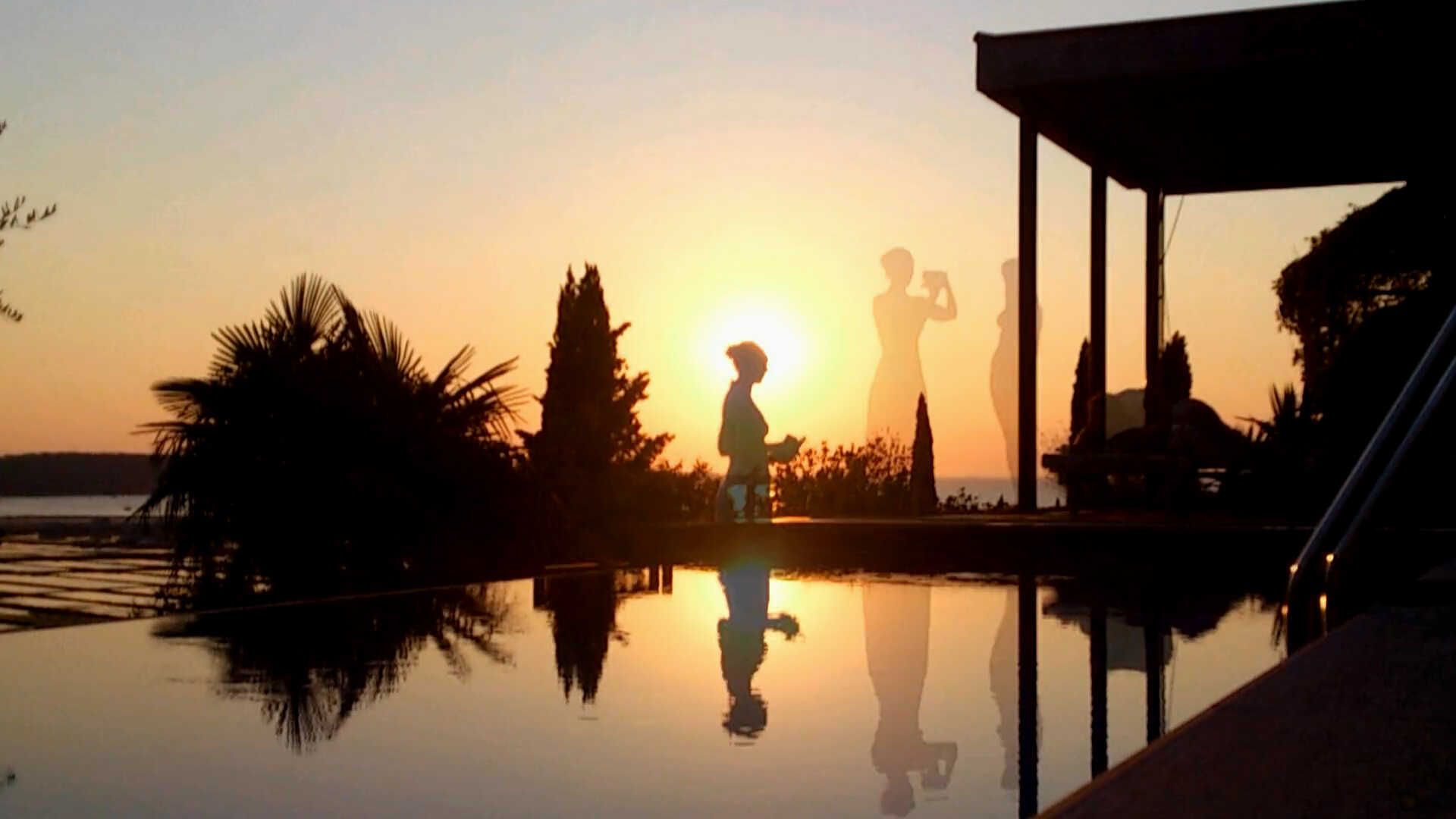time lapse of beautiful sunset