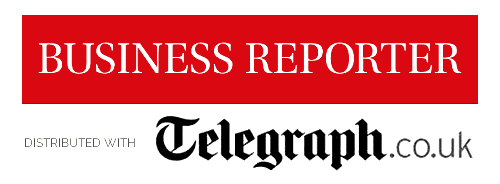 Daily Telegraph Business Reporter logo featuring a stylized design representing macro-economic business overview