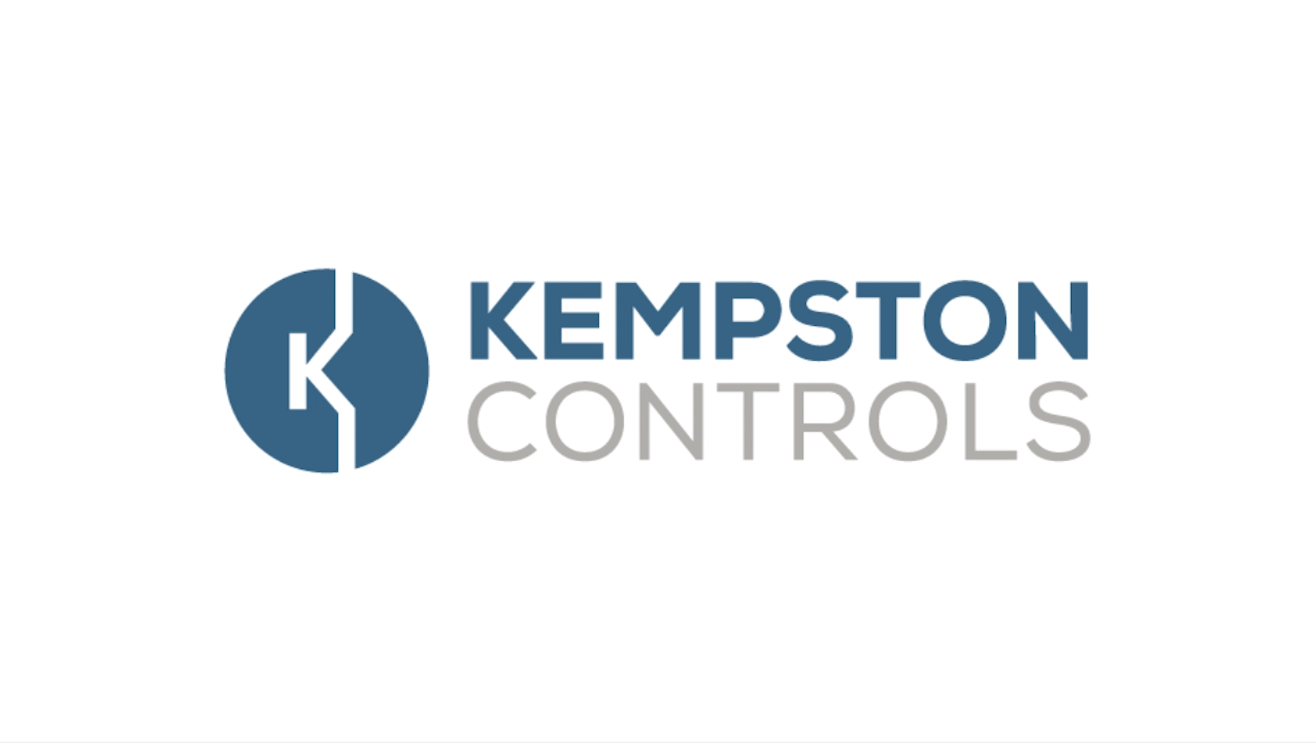 Kempston Controls logo representing supplier of wide range of products and services in lighting, combustion, automation, process and HVAC sectors