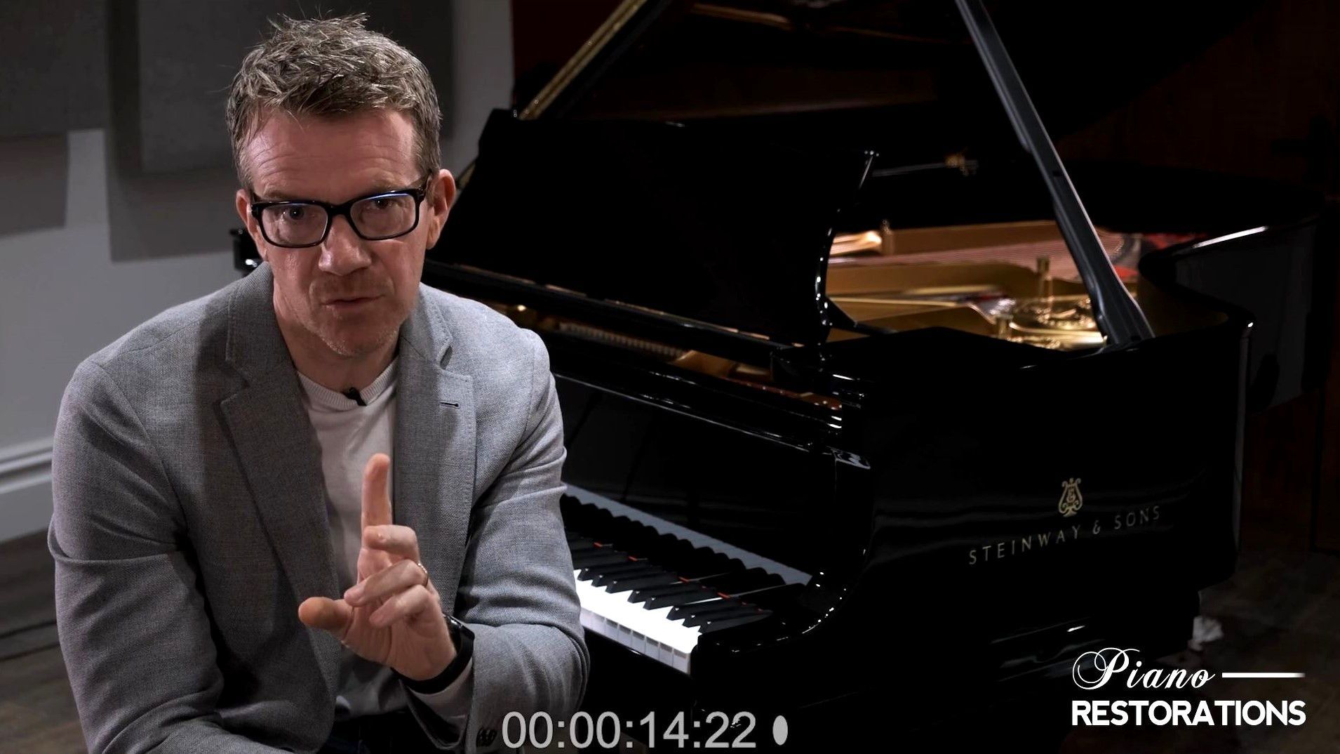 Max Beesley at Piano Restorations