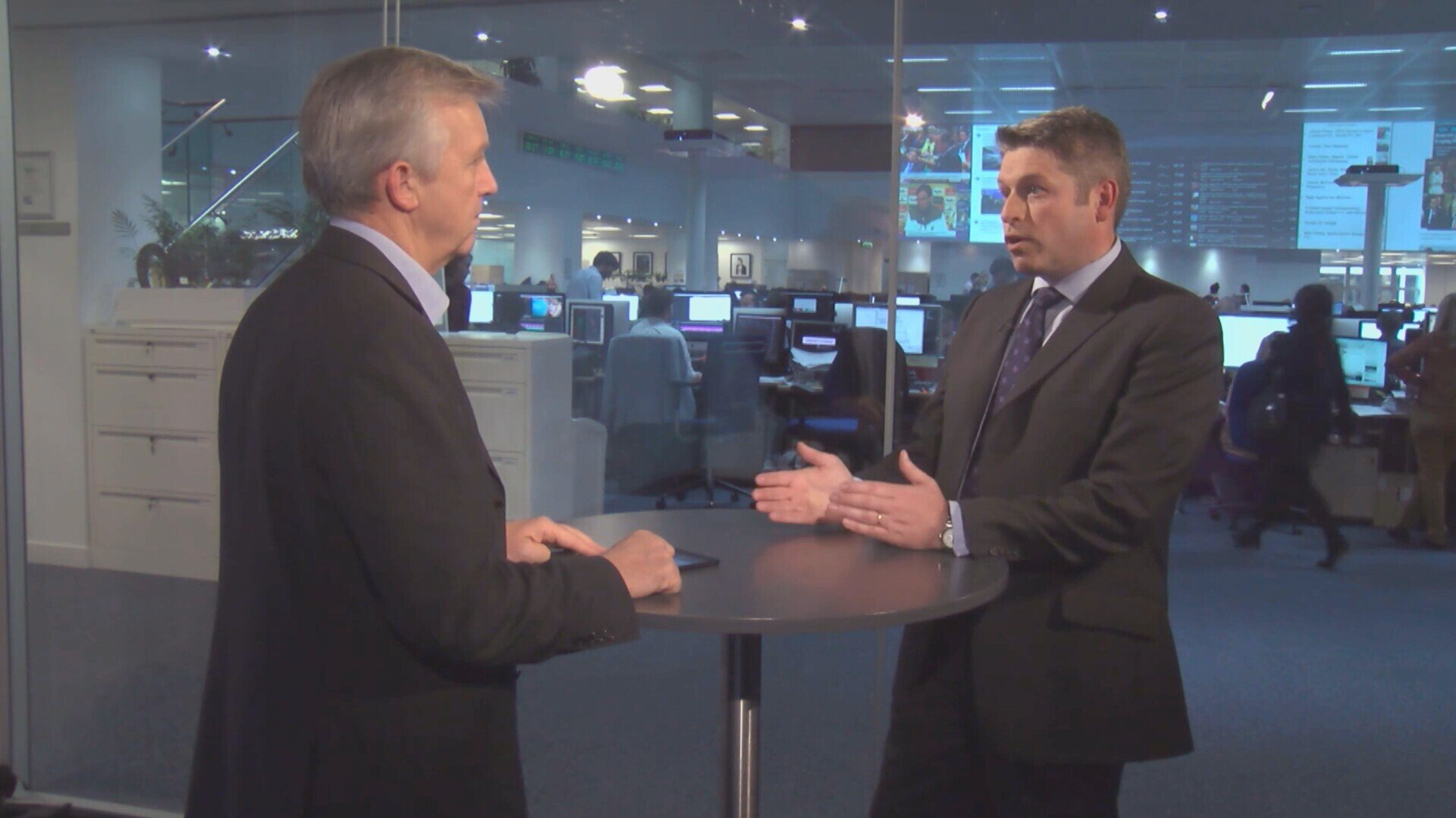Filming thought leadership at the telegraph with JLT pensions