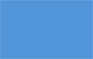 Eine Nahaufnahme eines hellblauen Quadrats auf weißem Hintergrund.