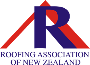 The logo for the member of roofing association n.z.