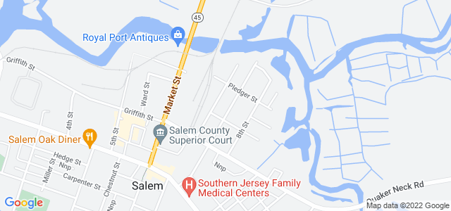 Map of business location