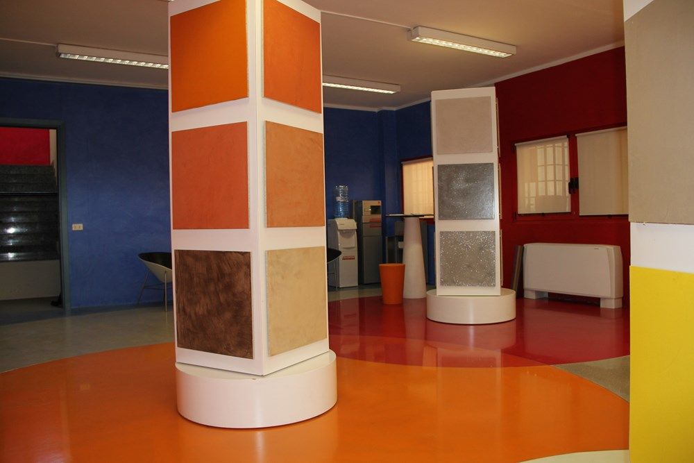 azienda, pavimenti in resina