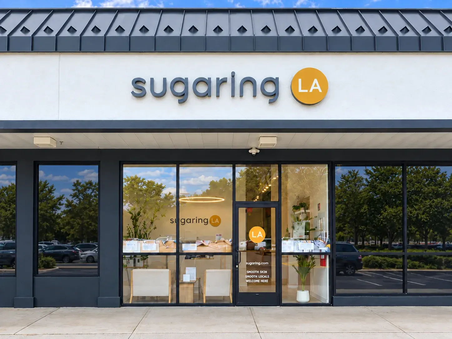 sugaringLA Shrewsbury studio storefront in the Trader Joe's Plaza