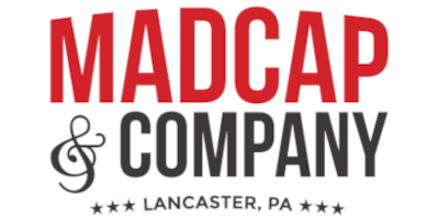 A logo for madcap & company in lancaster pa