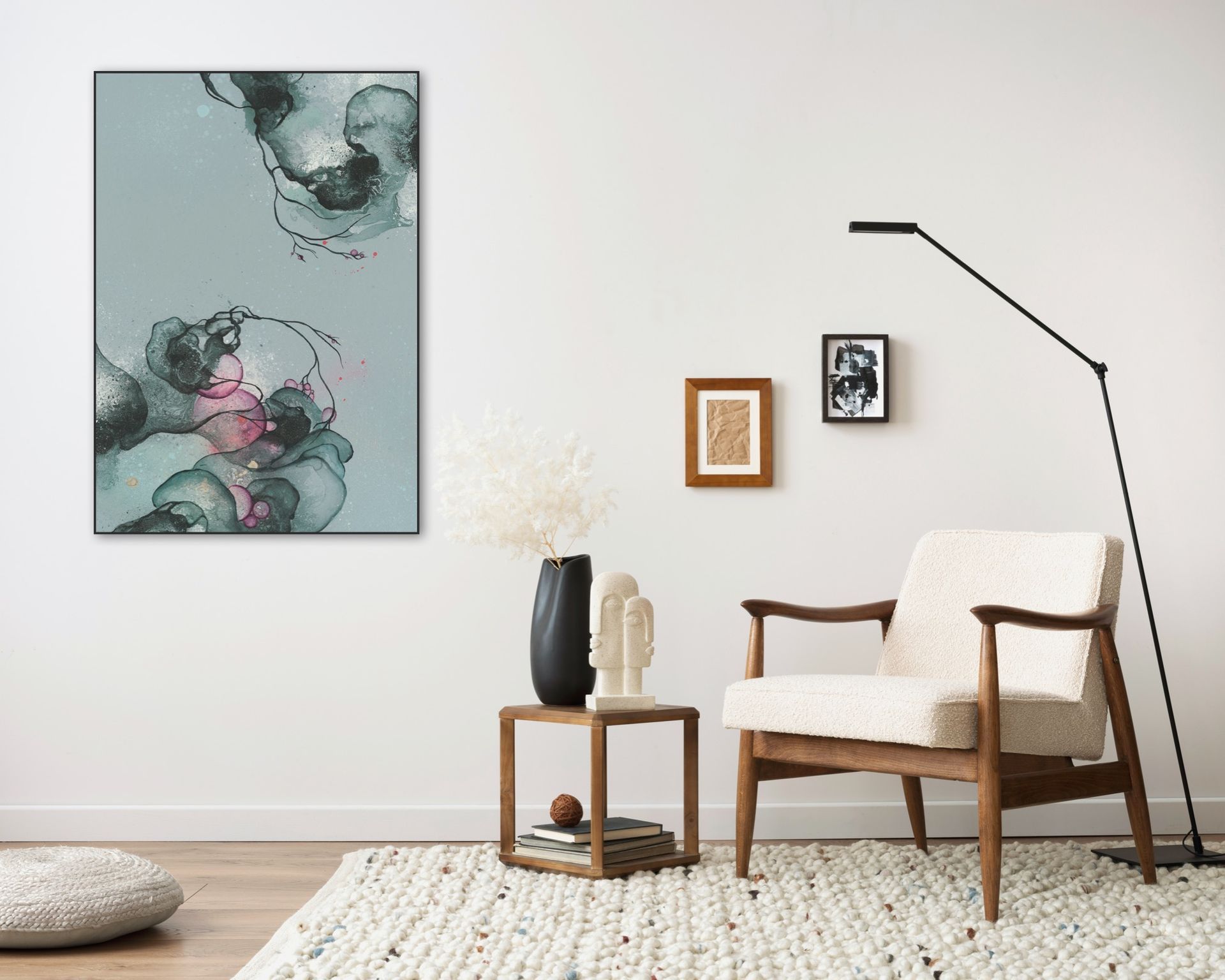 Akustikbillede stue | Rikke Darling | Dansk Lydisolering | Kunst